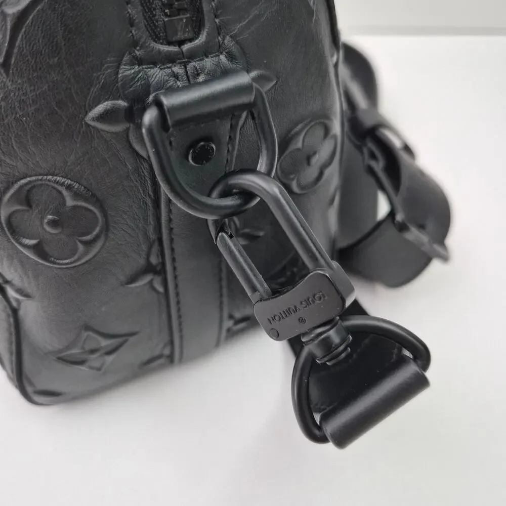 Louis Vuitton Monogram Seal City Keepall Black
